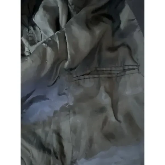 Lands End Womens 100% Wool one Button black Traditional Blazer USA Size 10 - Picture 8 of 10